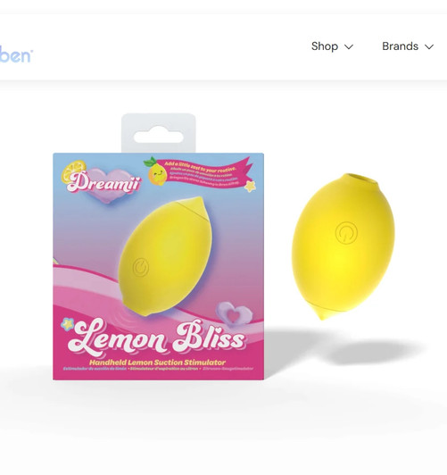 Lemon Bliss Suction Vibrator