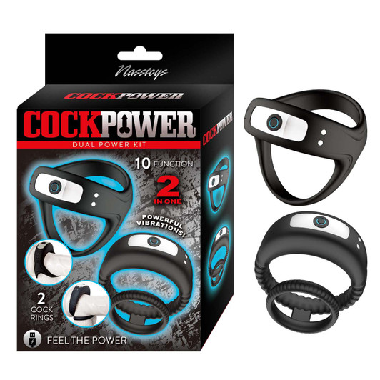 Nasstoys Cockpower Dual Power Kit - Black