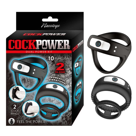 Nasstoys Cockpower Dual Power Kit - Black