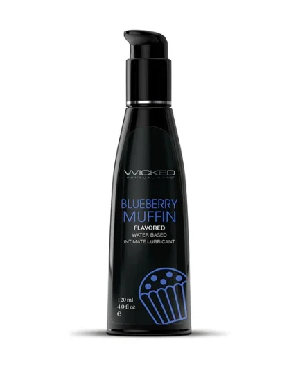 Wicked Sensual Care Lubricant 4oz Blueberry Muffin