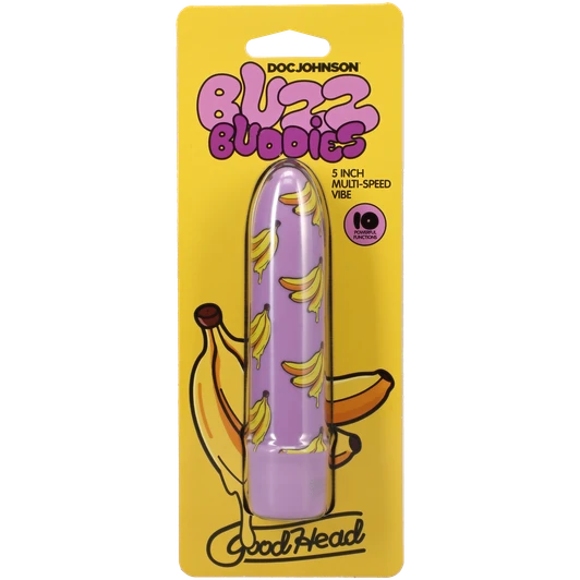 Doc Johnson Goodhead Buzz Buddies - Bananas