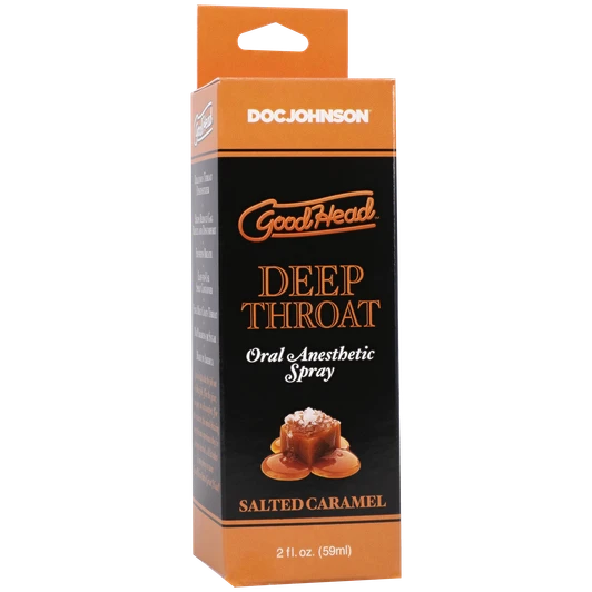 Doc Johnson Goodhead Deep Throat Spray - Salted Caramel