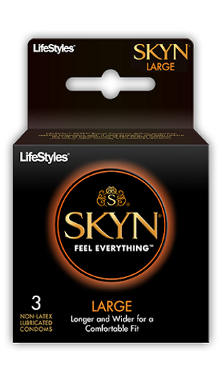 Lifestyles SKYN Large three pack box