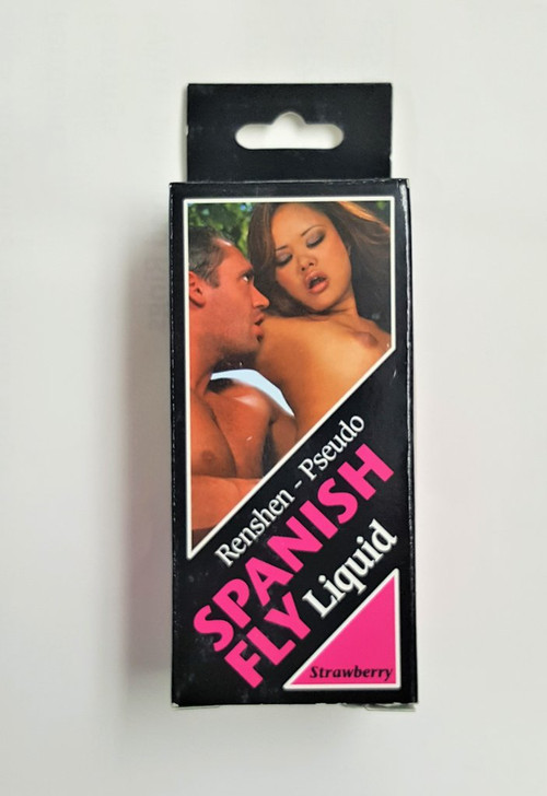 Spanish Fly Liquid - Strawberry box/packaging