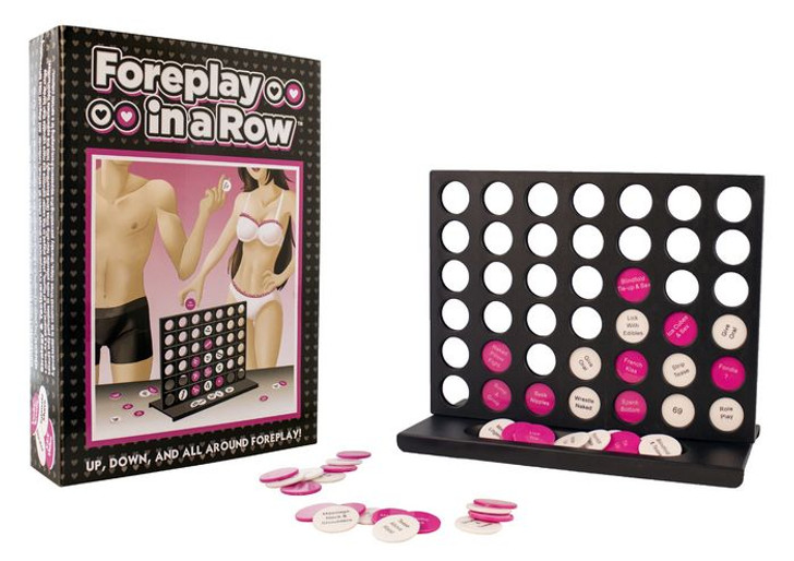 Foreplay In A Row game and packaging