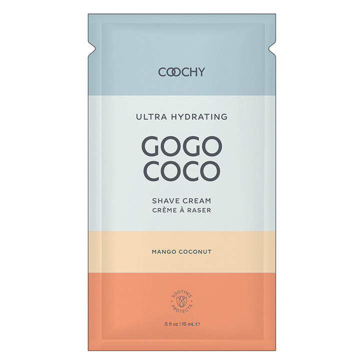 Coochy Ultra Gogo Coco Hydrating Shave Cream Mango Coconut Foil Pack