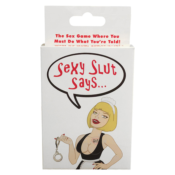 Sexy Slut Says! box/packaging