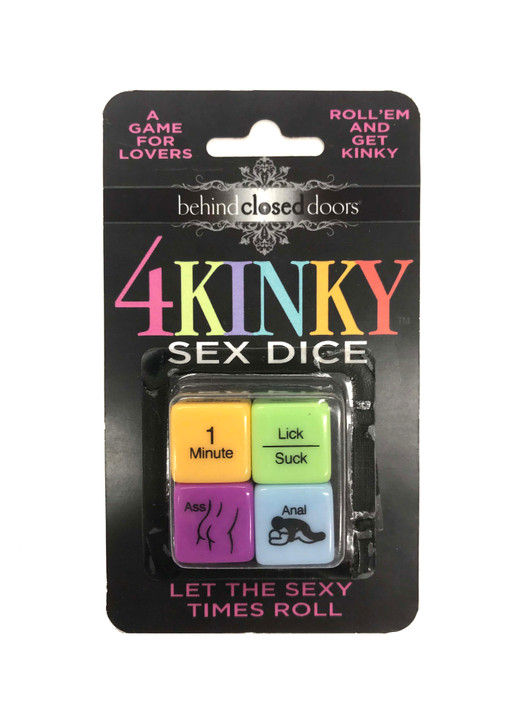 4 Kinky Sex Dice box/packaging front view