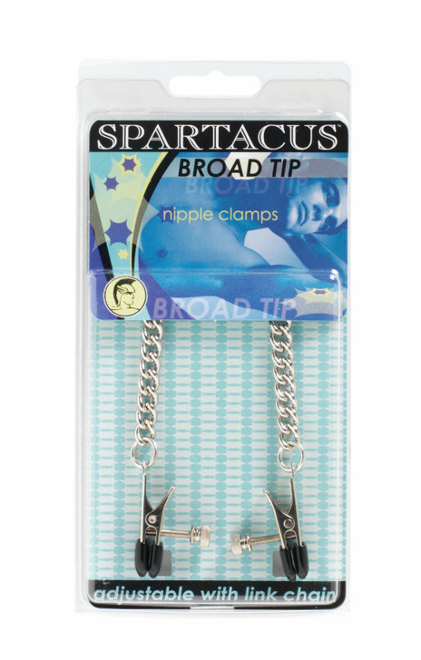 Spartacus Broad Tip Clamp W/Link Chain Adjustable box/packaging