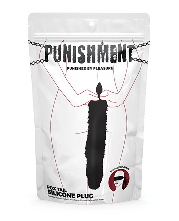 Punishment Fox Tail Plug, Small box/packaging