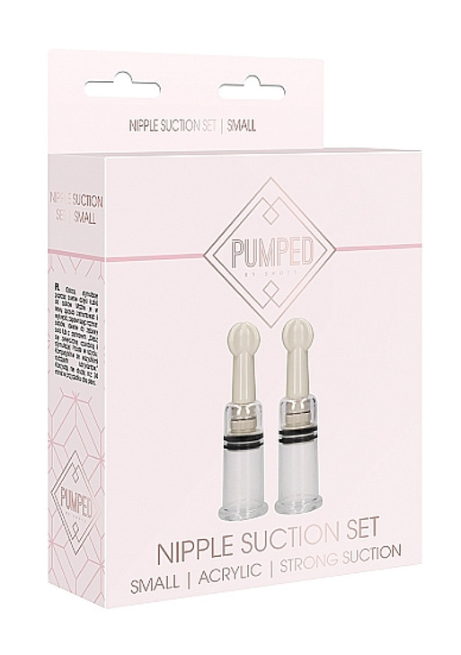 Pumped Nipple Suction Set Small Transparent, box/packaging