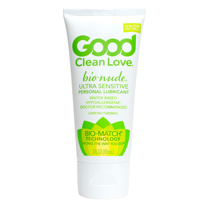 Good Clean Love BioNude Personal Lubricant 3oz bottle, front view