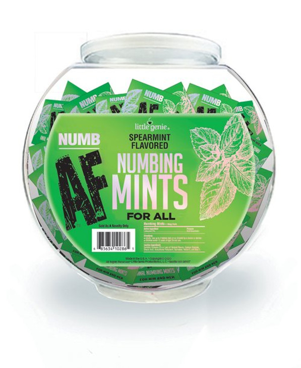 AF Numbing Mints, fish bowl