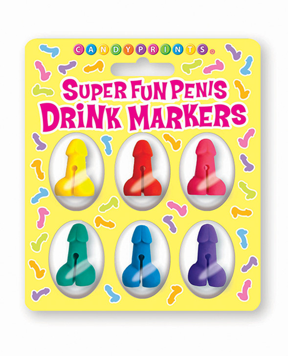 Super Fun Cocktail Markers, set of 6, box/packaging.