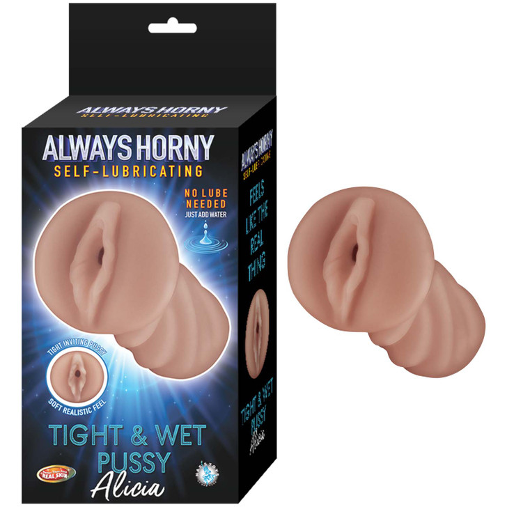 Always Horny Self-Lubricating Masturbator Alicia - Brown