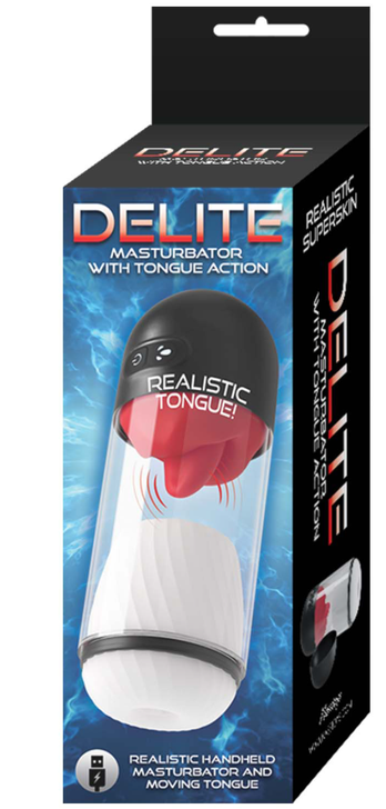 Delite Masturbator W/ Tongue