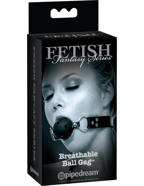 Fetish Fantasy Series Limited Edition Breathable Ball Gag - Black box/packaging