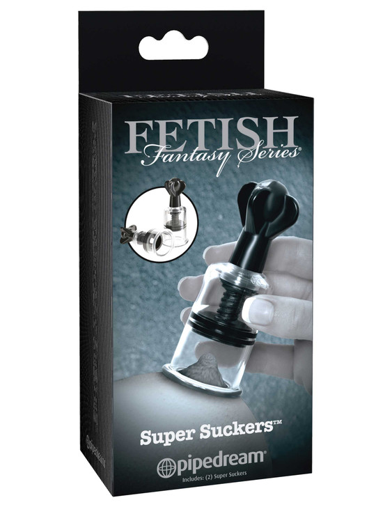 Fetish Fantasy Series Limited Edition Super Suckers - Black/Clear box/packaging