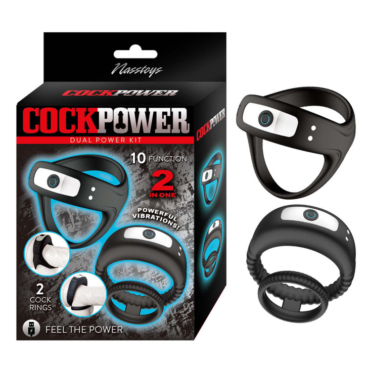 Nasstoys Cockpower Dual Power Kit - Black