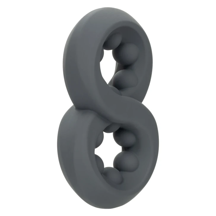 Alpha Liquid Silicone Beaded Crazy-8 Ring