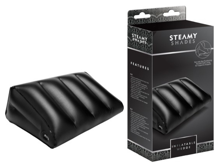 Steamy Shades Inflatable Wedge black sex pillow