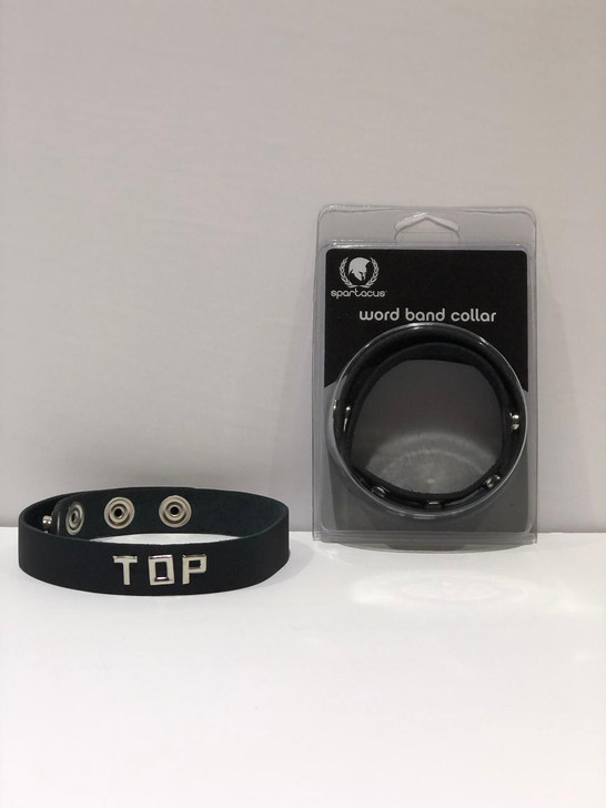 Spartacus Word Band Collar- Top packaging