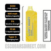 Banana Raspberry Ice Lost Mary MO5000 Disposable Vape Specifications