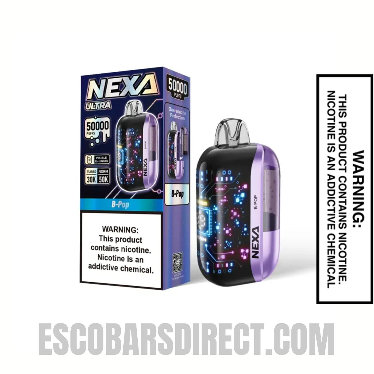 B-Pop Nexa Ultra 50000 Disposable Vape With Bundle Pack