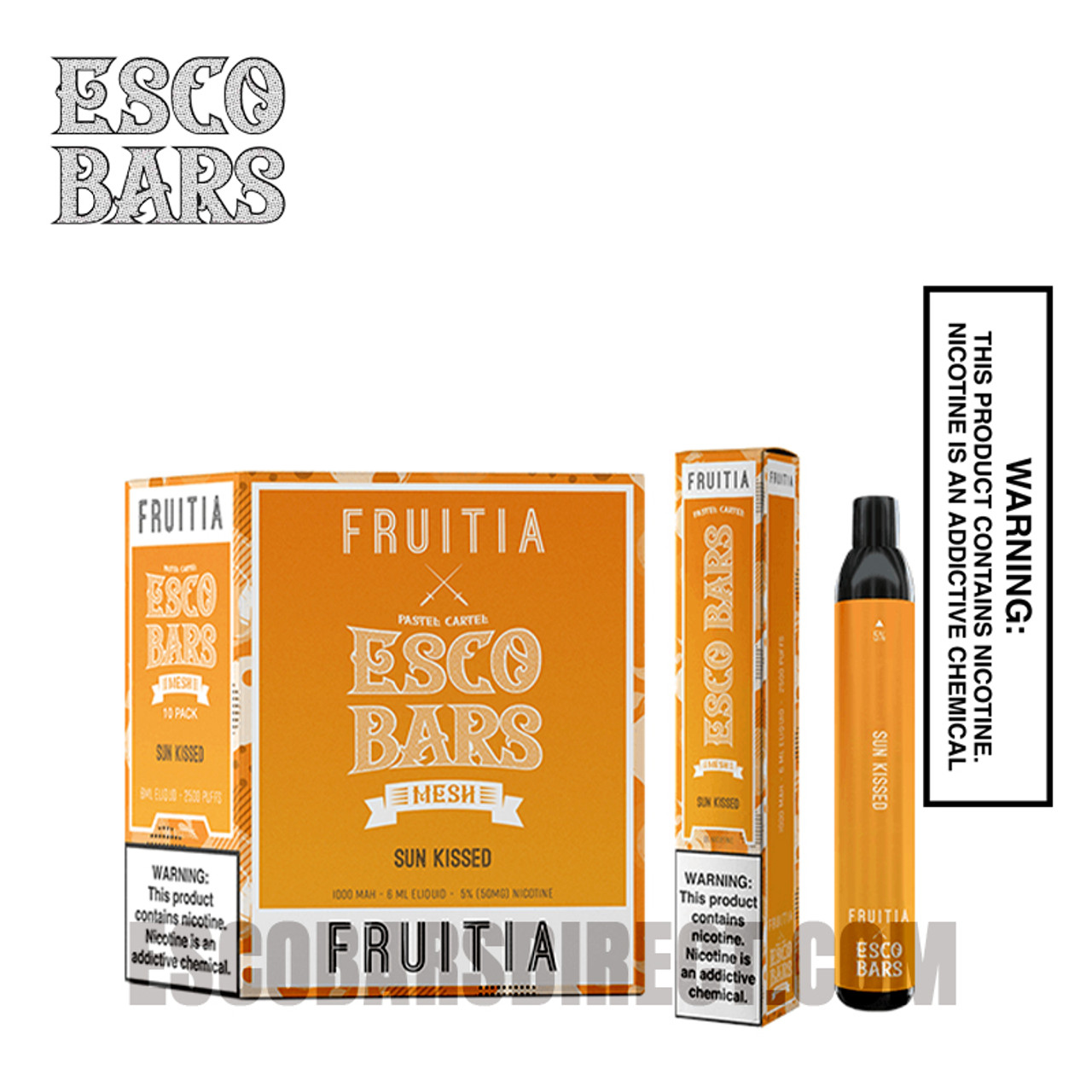 Fruitia Esco Bars Sun Kissed Flavor by Esco Bars Direct