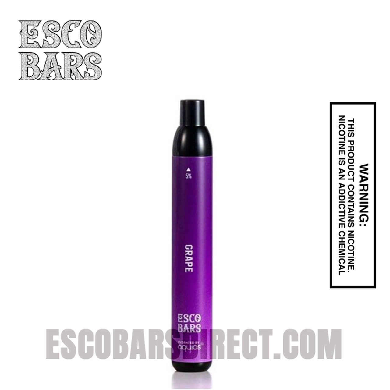 Esco Bar Grape H2O Disposable Vape 2500  Puffs