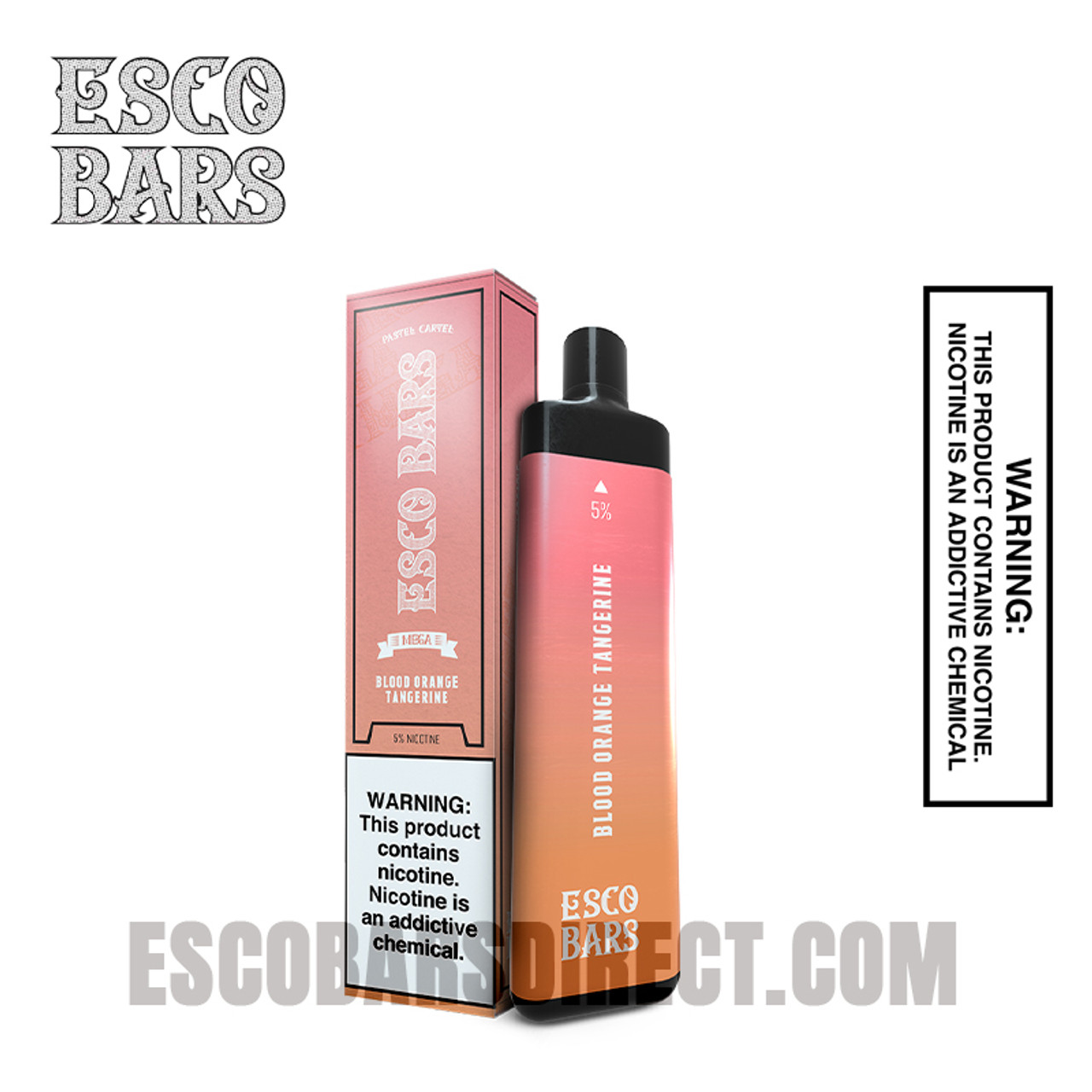 Esco Bar Blood Orange Tangerine Rechargeable Vape 5000 Puffs