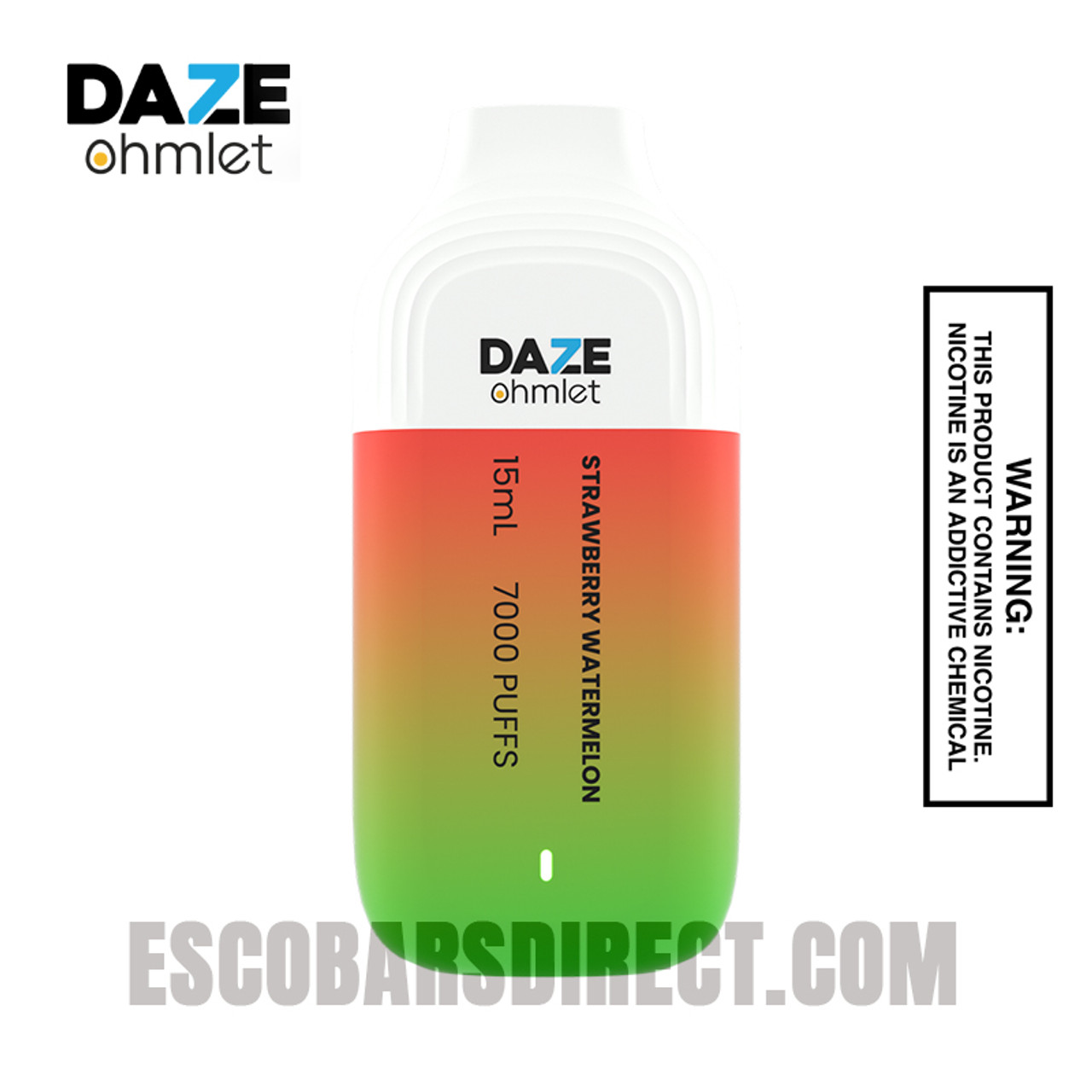 Daze Ohmlet Strawberry Watermelon 7000 Puffs Disposable Vape