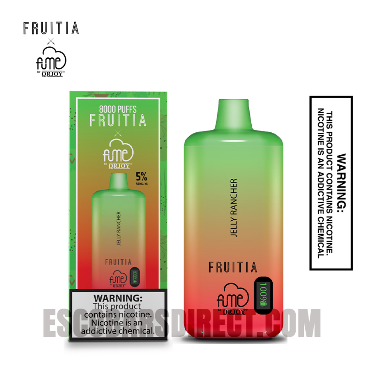 Jelly Rancher Fruitia X Fume 8000 Puffs Disposable Vape