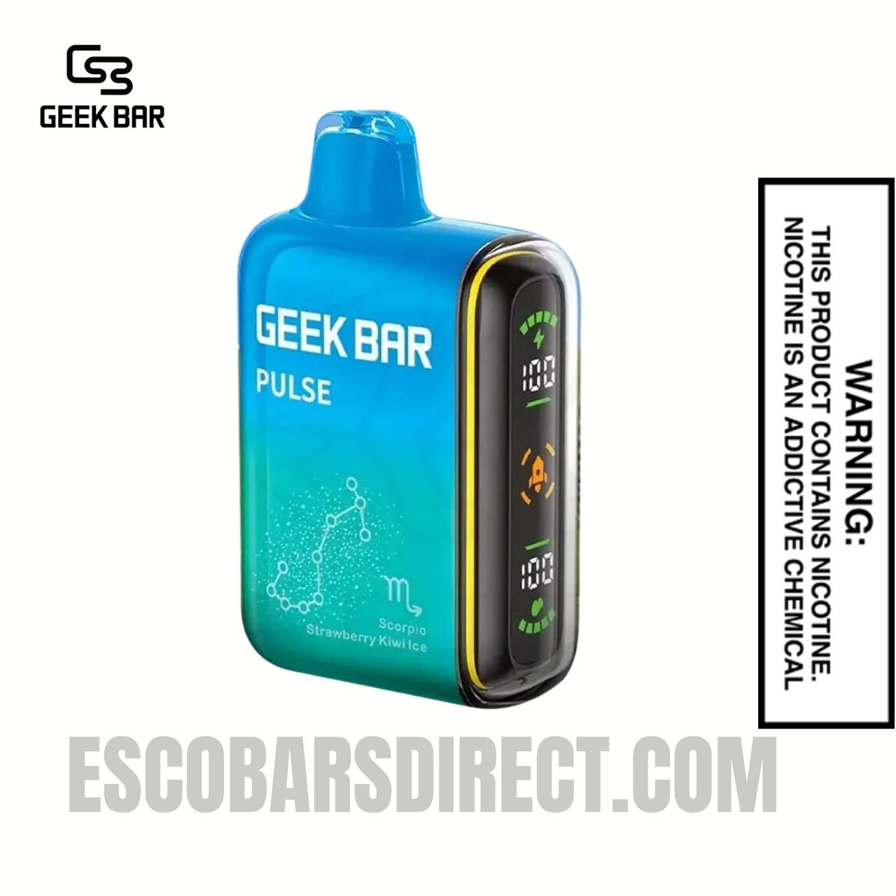 Strawberry Kiwi Ice Geek Bar Pulse Vape