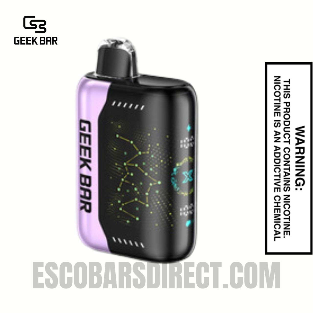 Raspberry Peach Lime Geek Bar Pulse X Disposable Vape