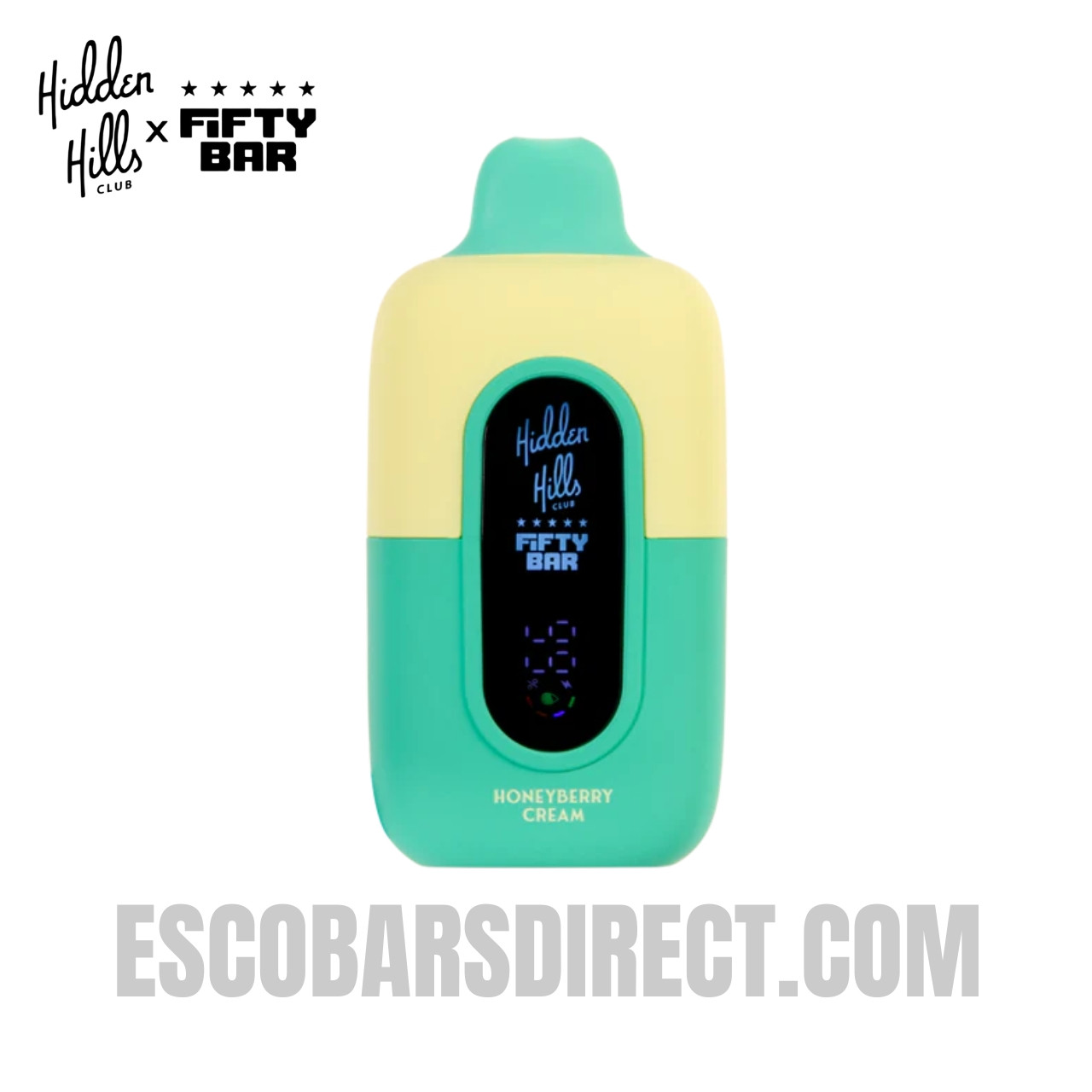 Honeyberry Cream Hidden Hills X Fifty Bar 20K Disposable Vape