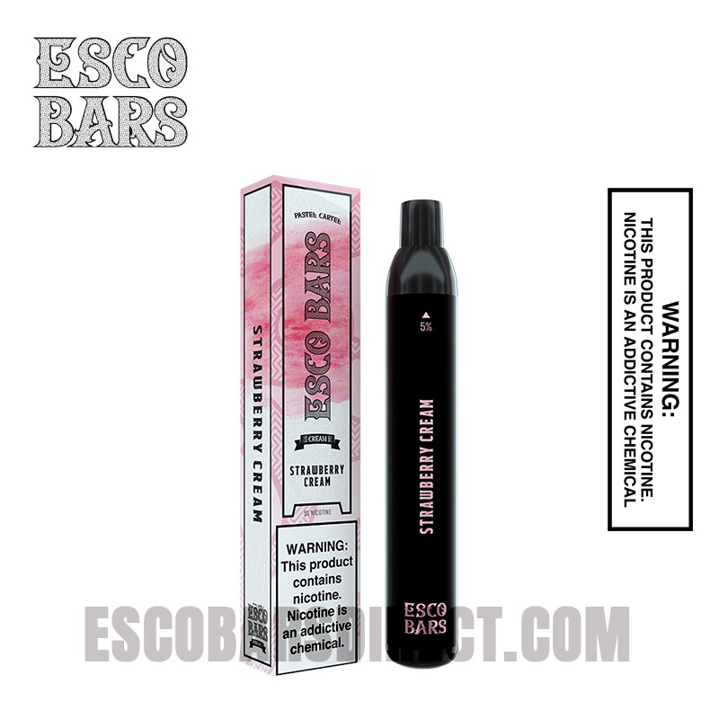 Strawberry Cream Esco Bars Vape 2500 Puffs Esco Bars Direct