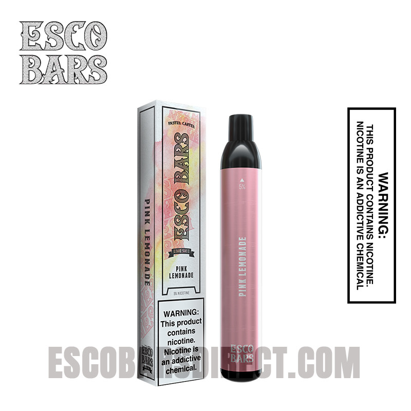 Pink Lemonade Esco Bars Mesh Vape 2500 Puffs Esco Bars Direct