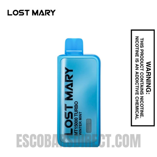 Winter Mint Lost Mary MT15000 Turbo Vape - 0% Nic