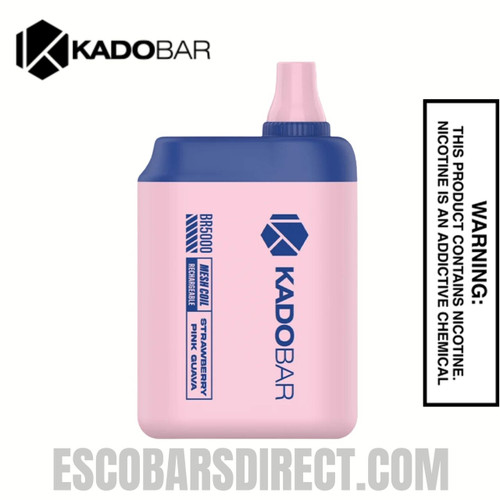 Strawberry Pink Guava Kado Bar BR5000 Disposable Vape