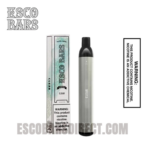 Esco Bar Clear H20 Disposable Vape 2500 Puffs