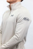 1/4 Zip Fleece Pullover | Beige