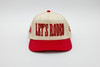 Let's Rodeo Hat | Tan & Red
