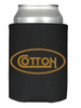 Cotton Black/Gold Koozie