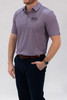 Oceanside Heather Polo | Purple Sage Heather