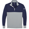 RL 1/4 Zip LS - Colorblock Navy/Grey