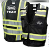 Black Safety Mesh Vests