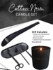 Cotton Noir Candle Set