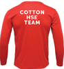 Uniform HSE Safety Team Peformance Long Sleeve Tee | Red