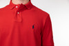 Red Mesh Polo